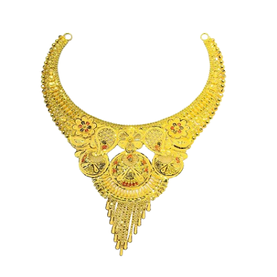 Twin Flower Circle Pendant